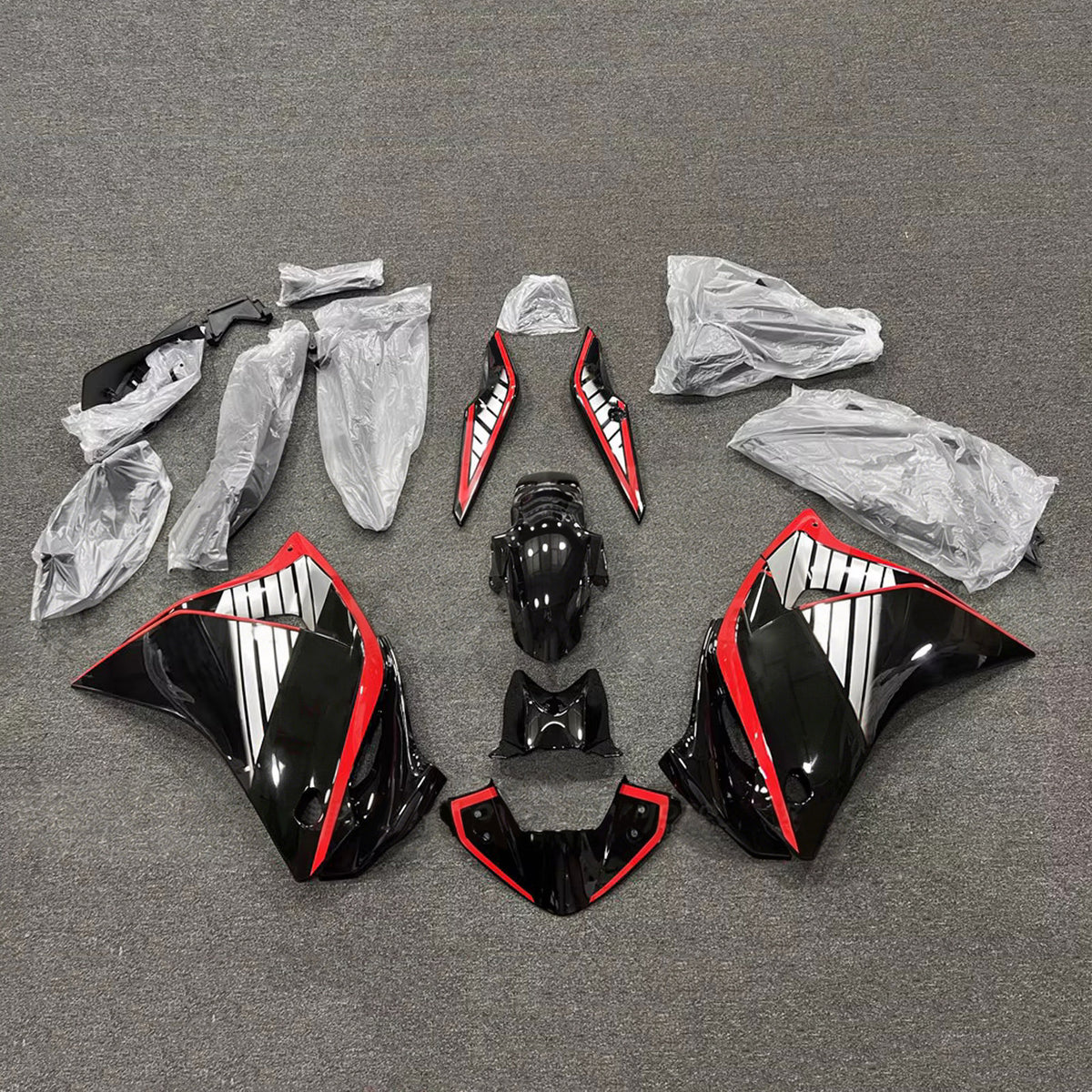 Amotopart 2011-2015 Honda CBR250R Black Fairing Kit