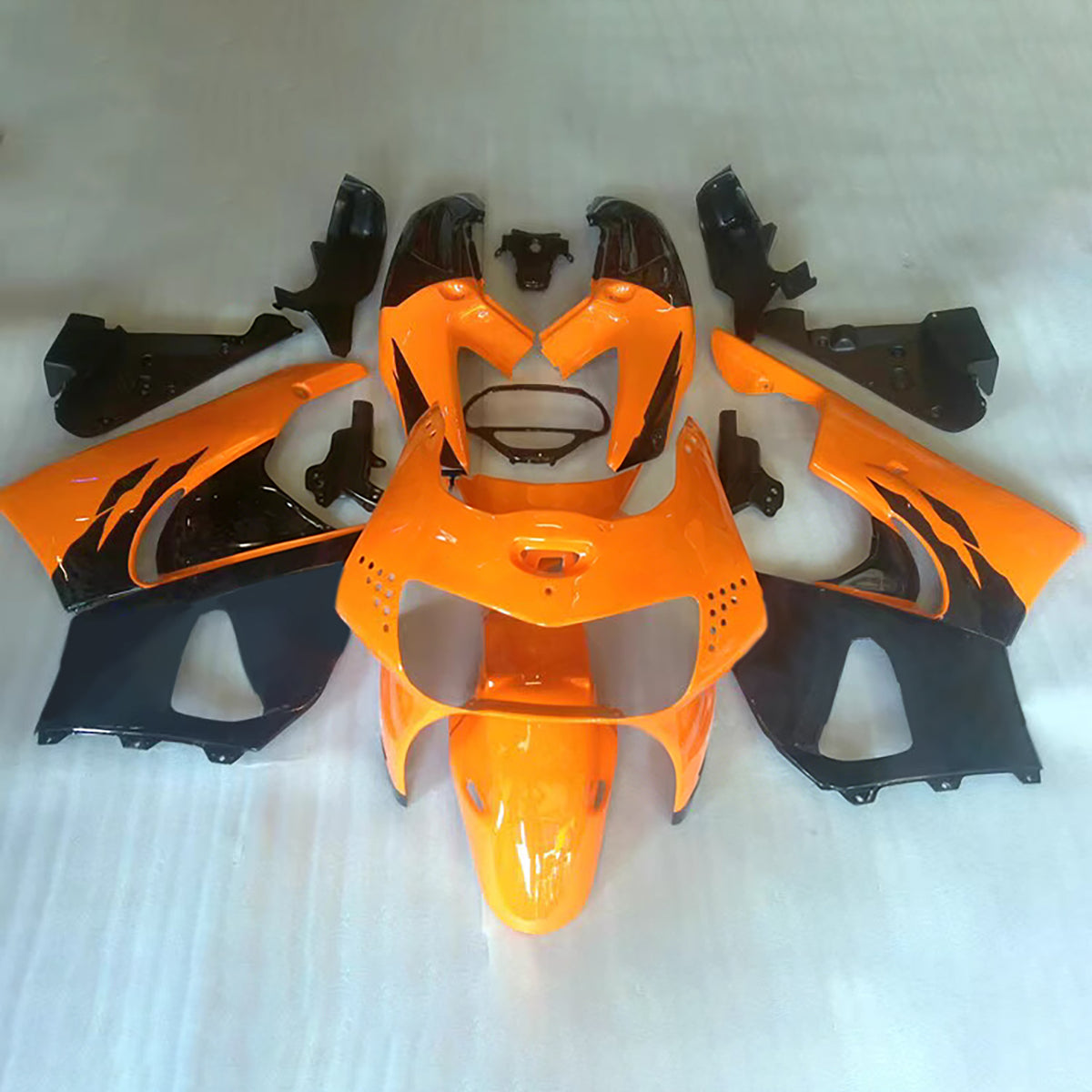 Amotopart 1998-1999 Honda CBR900RR 919 Orange Black Fairing Kit