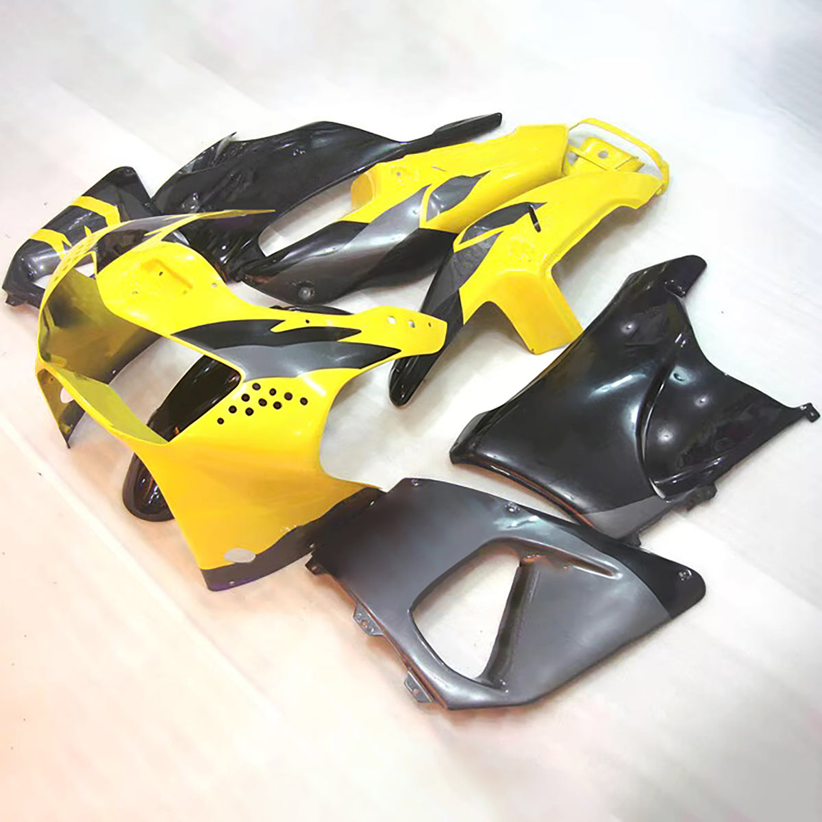 Amotopart 1998-1999 Honda CBR900RR 919 Yellow Black Fairing Kit
