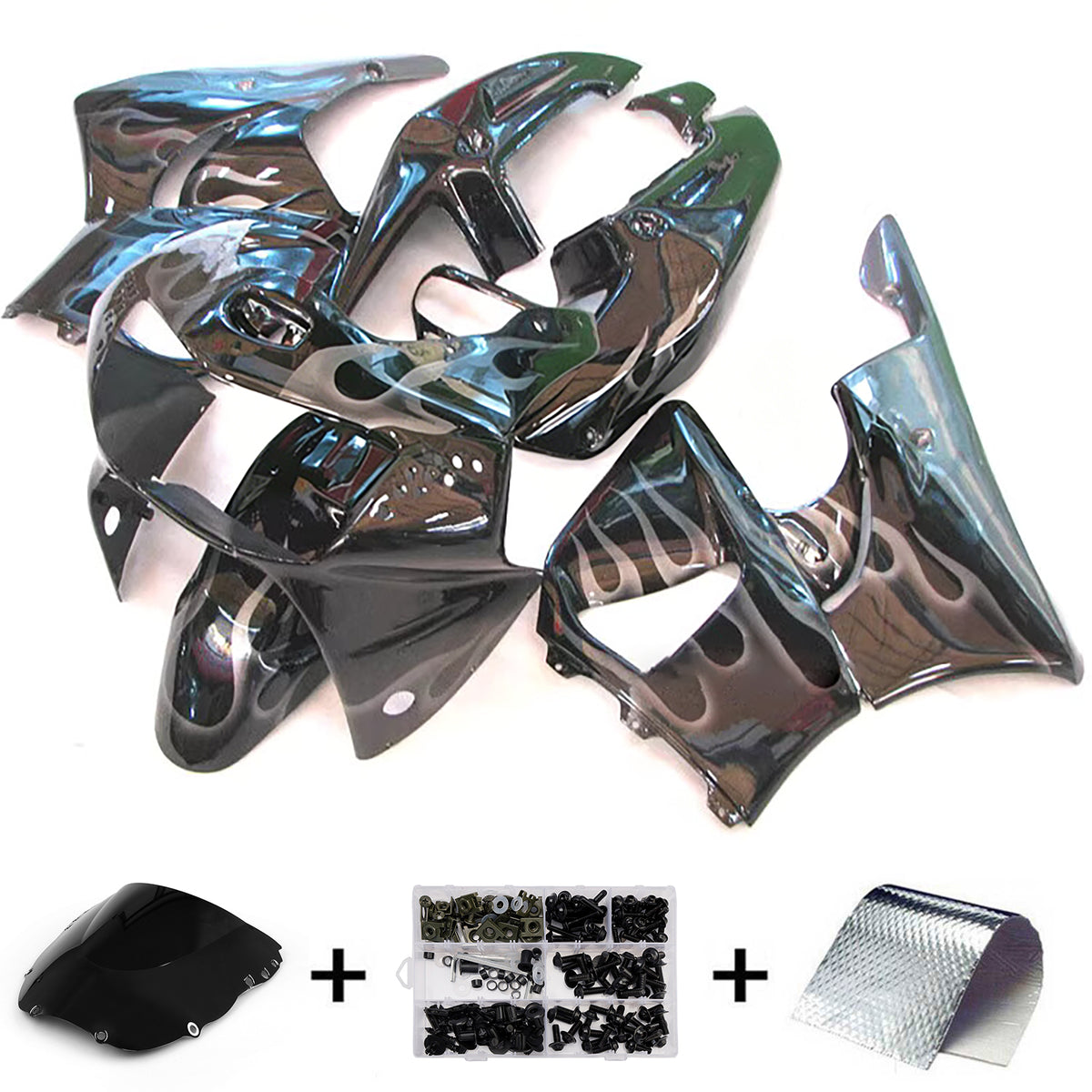 Amotopart 1998-1999 Honda CBR900RR 919 Grey Fairing Kit