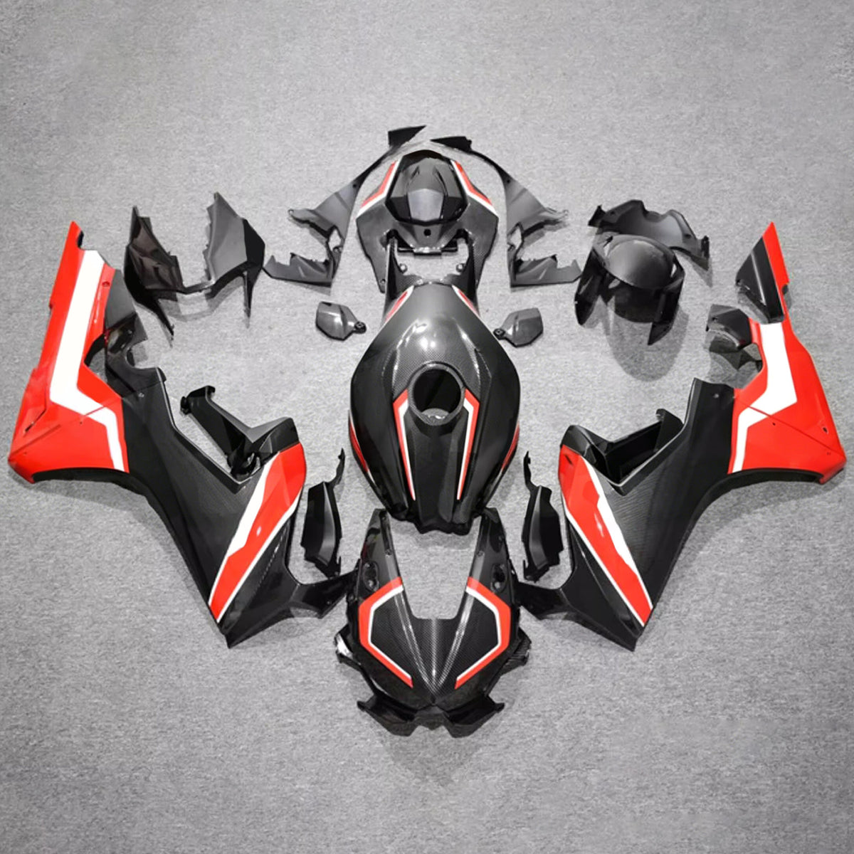 Amotopart 2017-2025 Honda CBR1000RR Carbon Fiber Pattern Fairing Kit