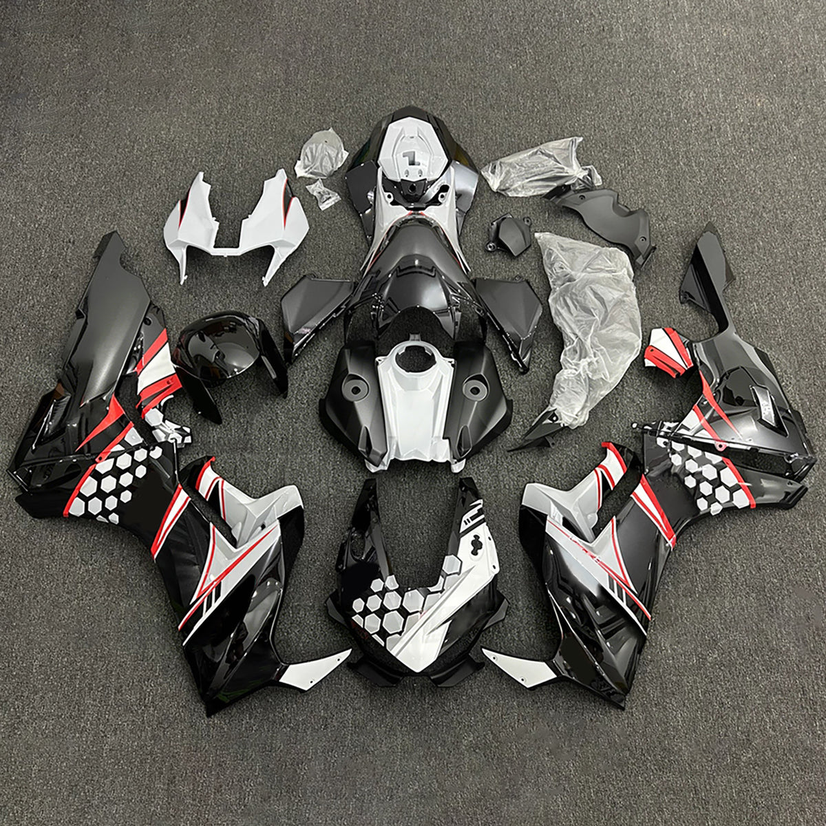 Amotopart 2017-2025 Honda CBR1000RR Black Fairing Kit