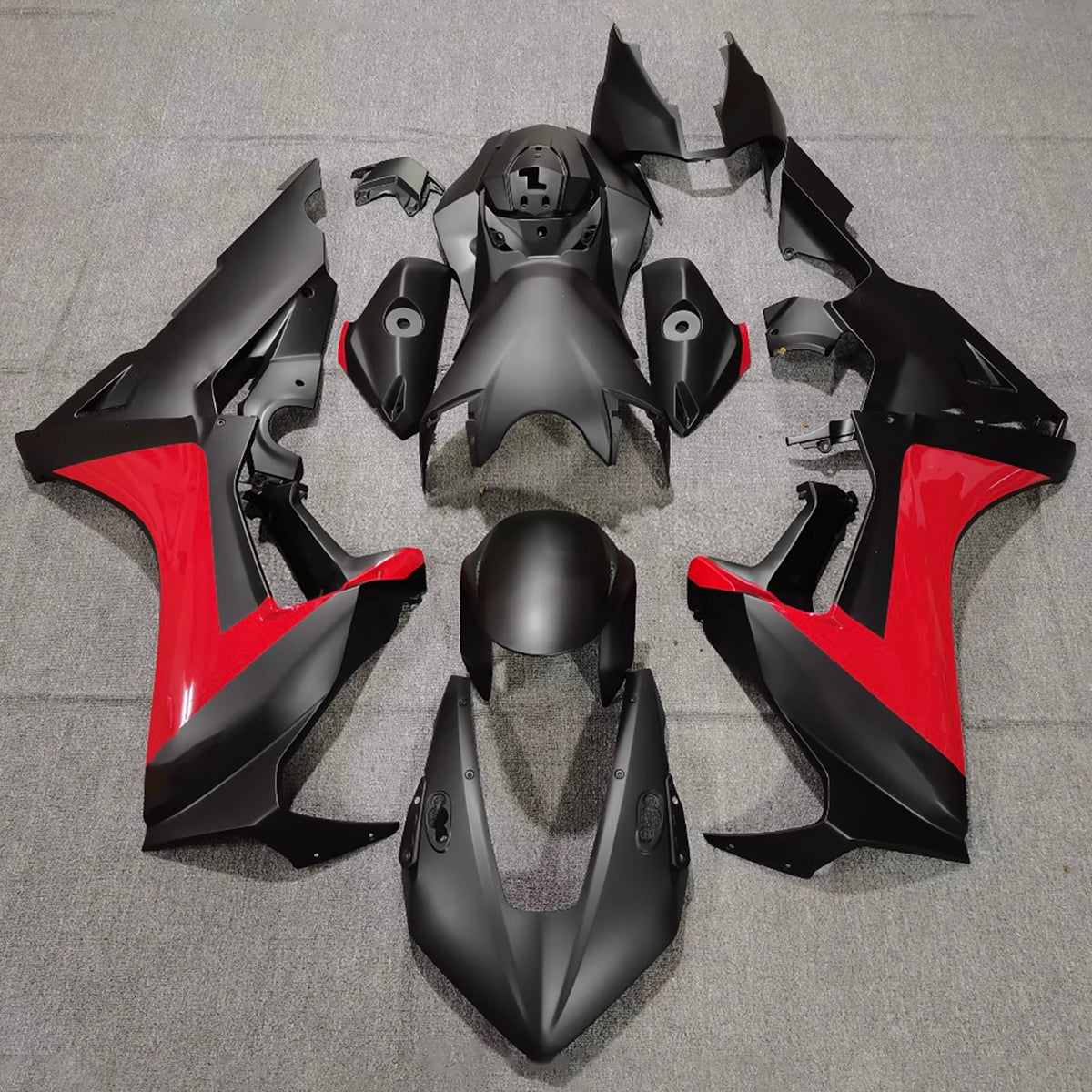 Amotopart 2017-2025 Honda CBR1000RR Black Fairing Kit