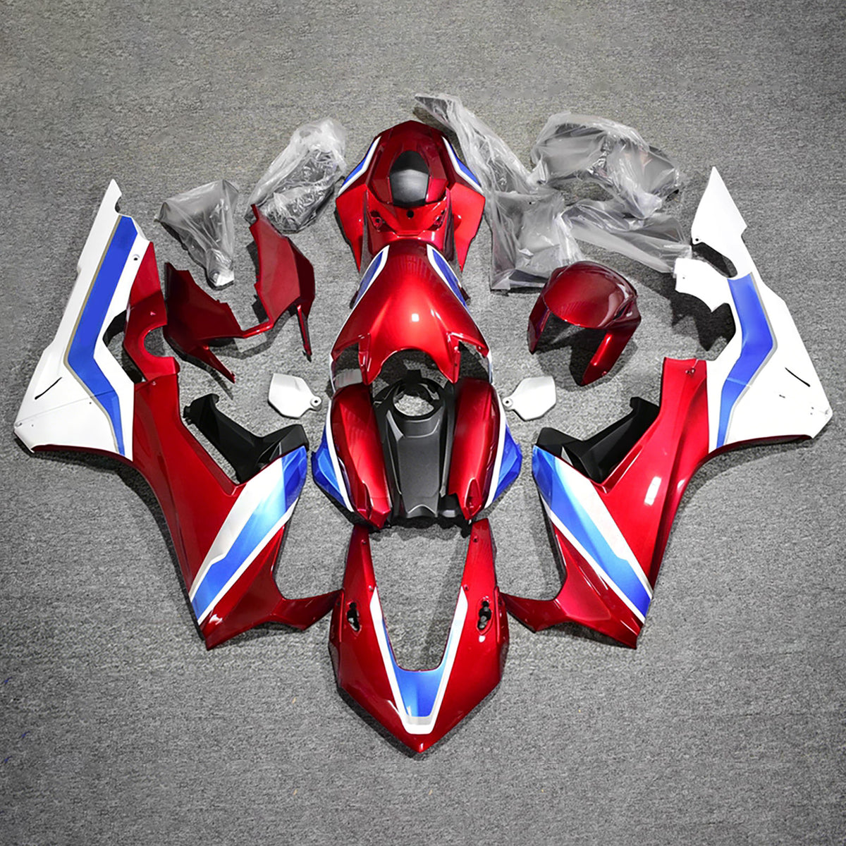 Amotopart 2017-2025 Honda CBR1000RR Red Blue White Fairing Kit