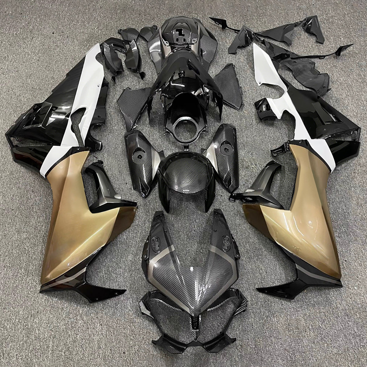 Amotopart 2017-2025 Honda CBR1000RR zwarte kuipset