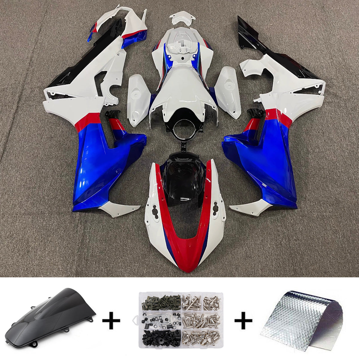 Sada kapotáže Amotopart 2017-2025 Honda CBR1000RR White Blue