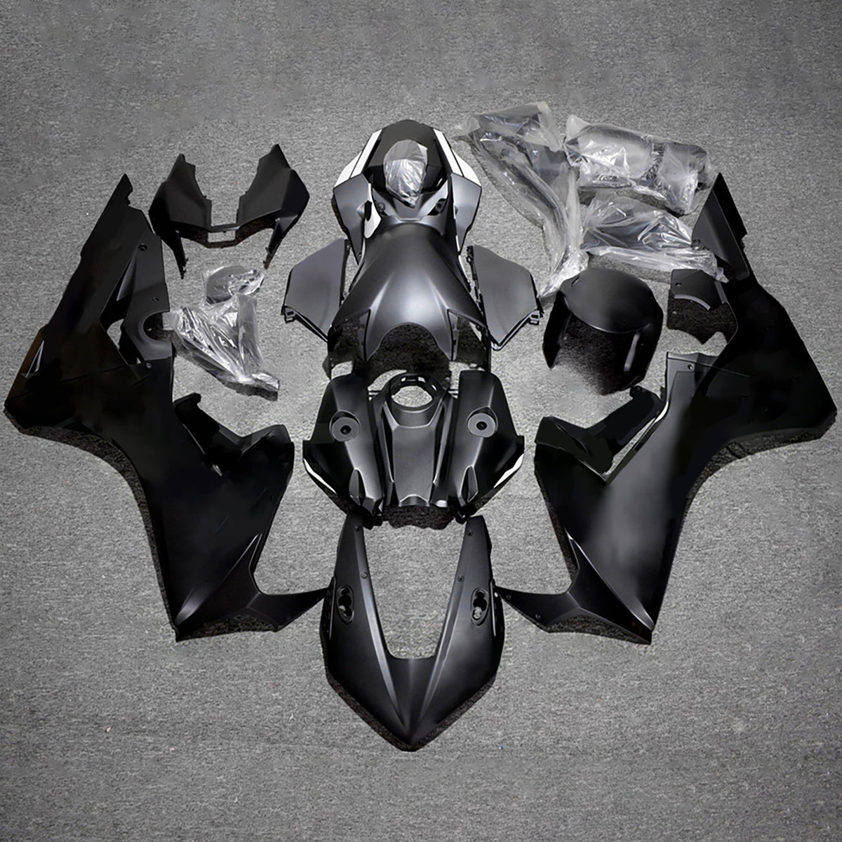 Amotopart 2017-2025 Honda CBR1000RR Black Fairing Kit