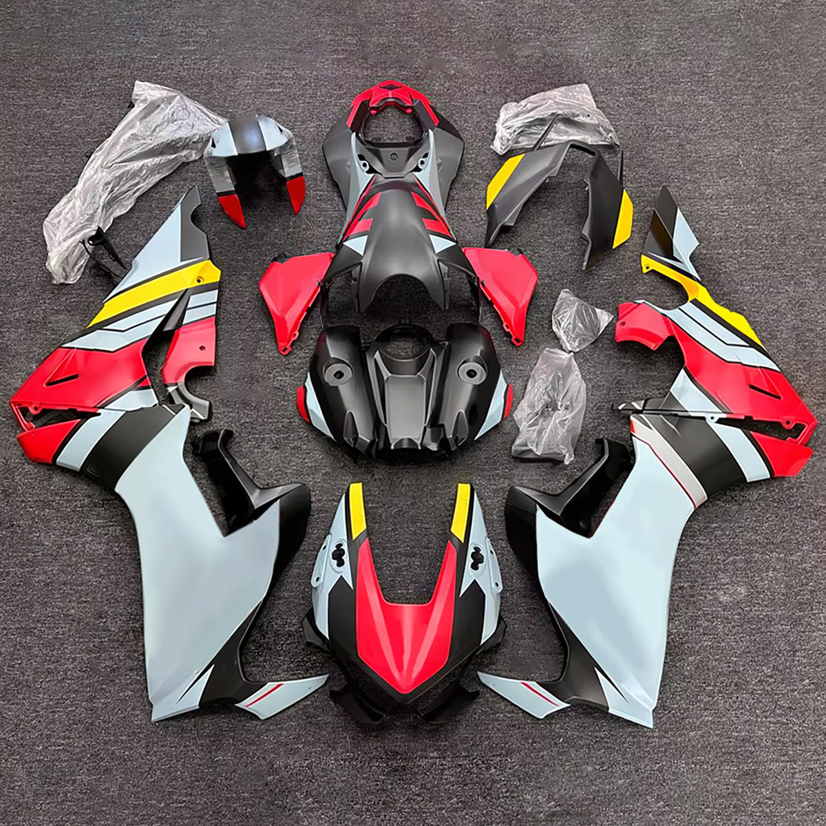 Amotopart 2017-2025 Honda CBR1000RR White Red Black Fairing Kit