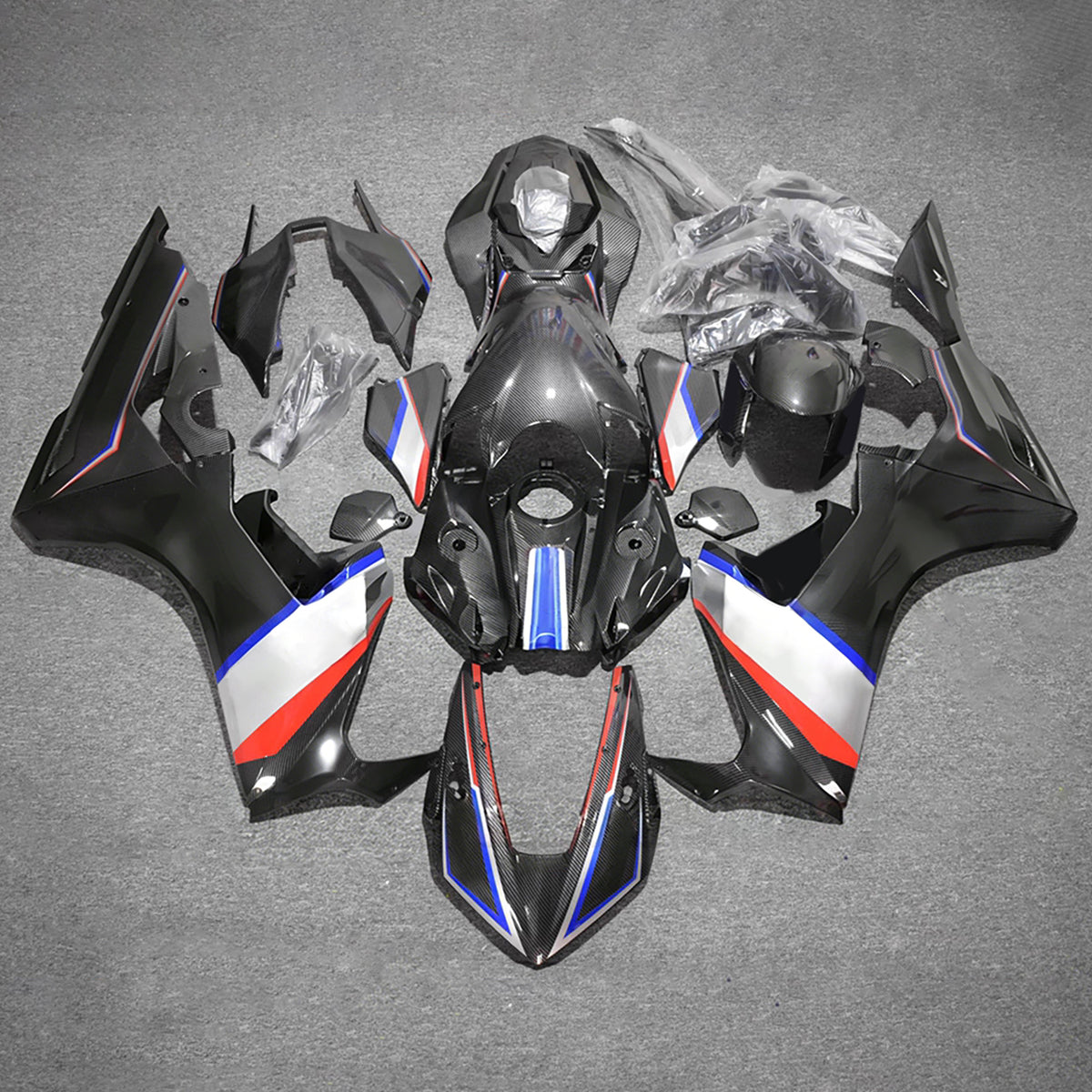Amotopart 2017-2025 Honda CBR1000RR Black Fairing Kit