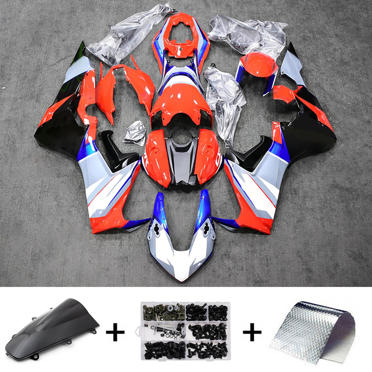 Amotopart 2017-2025 Honda CBR1000RR Red Fairing Kit