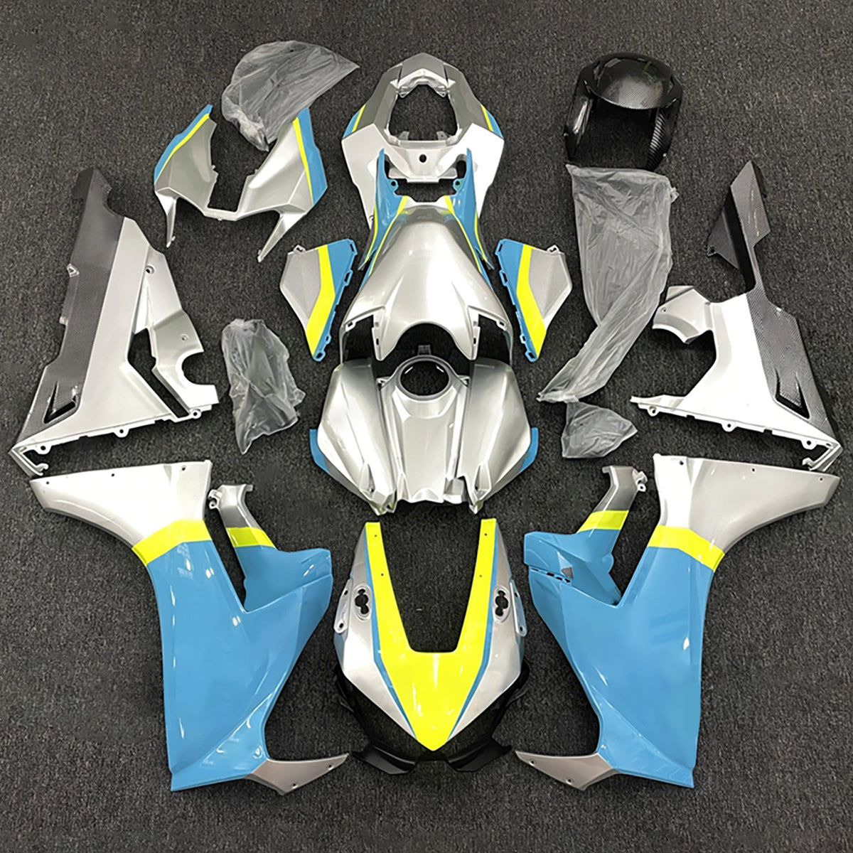 Amotopart 2017-2025 ホンダ CBR1000RR ブラック ホワイト ブルー グレー フェアリングキット