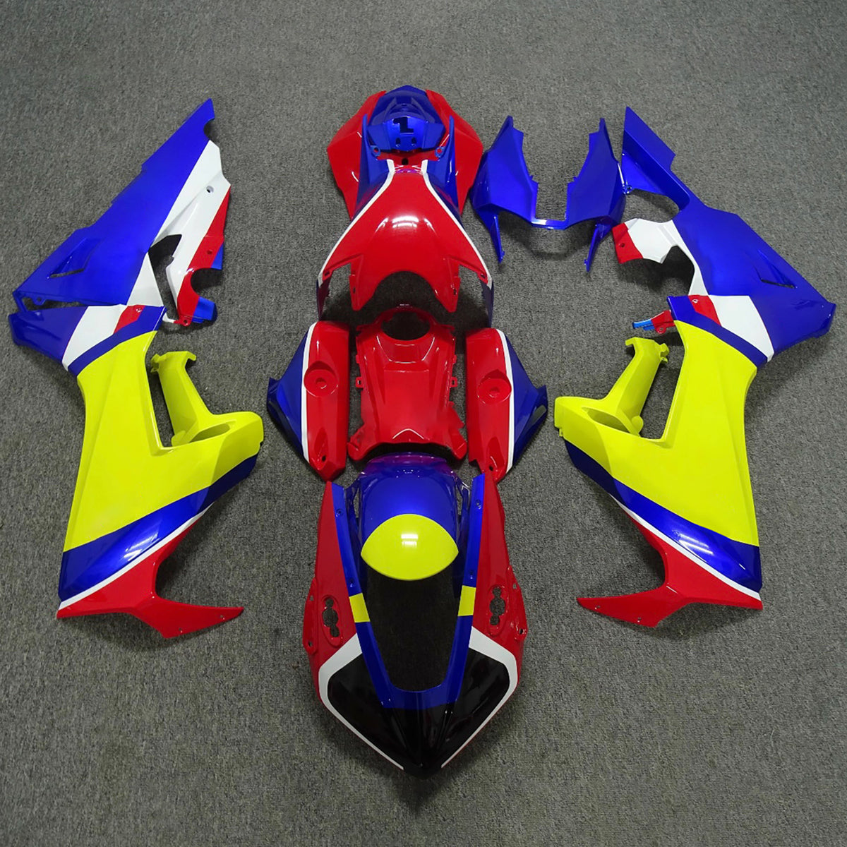 Amotopart 2017-2025 Honda CBR1000RR Žlutá Černá Modrá Červená Sada kapotáže