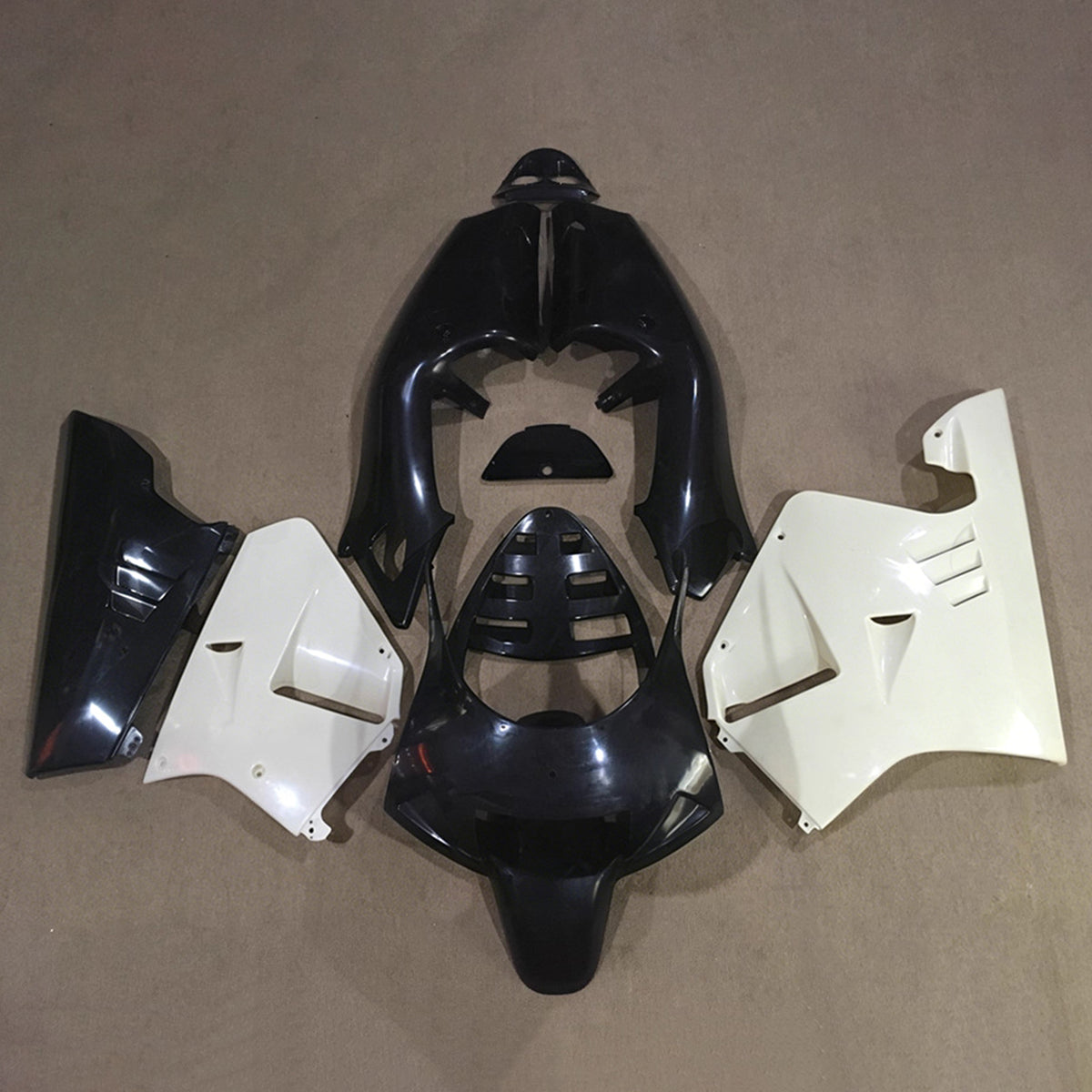 Amotopart 1994-1996 Honda NSR250 PGM-4 Gold White Black Fairing Kit
