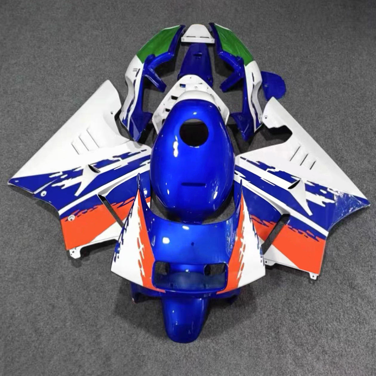 Amotopart 1994-1996 Honda NSR250 PGM-4 Rood Blauw Wit Zwart Kuipset