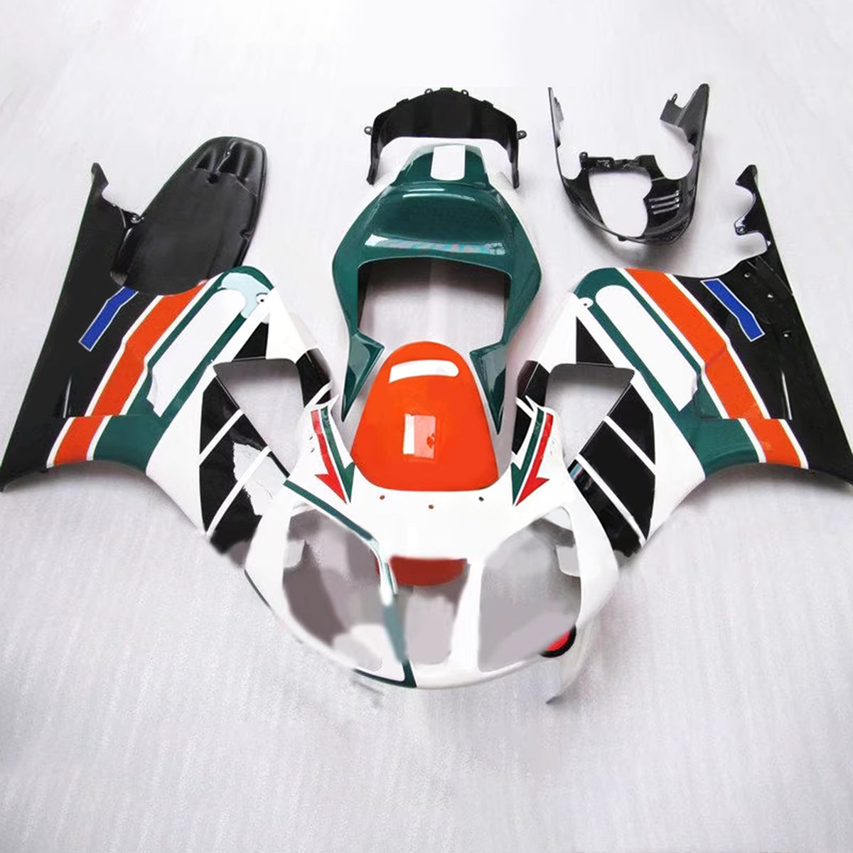 Amotopart 2000-2006 Honda VTR1000 RC51 Gray Black Fairing Kit