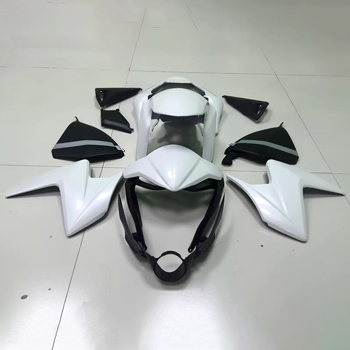 Amotopart 2008-2015 Honda CB1000R Grå Sort Fairing Kit