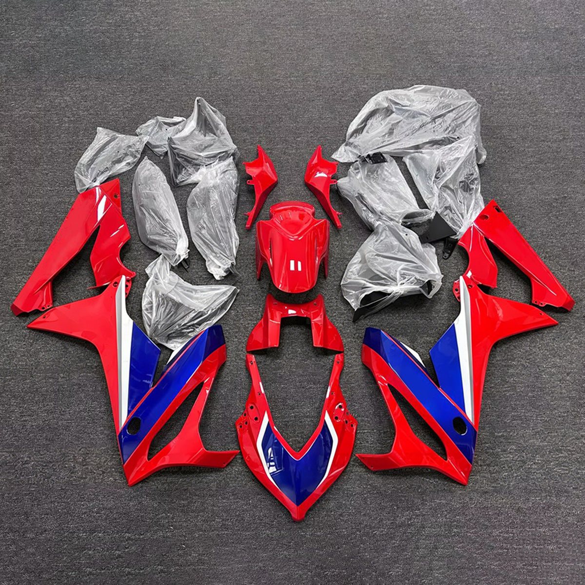 Sada kapotáže Amotopart 2019-2020 Honda CBR650R Red Blue Black