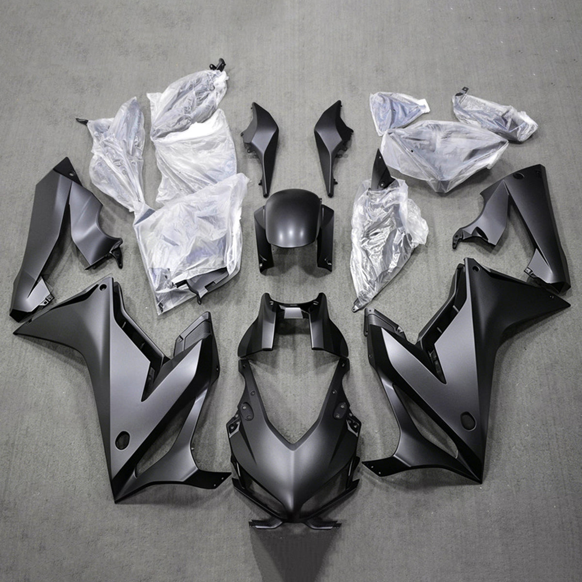 Sada kapotáže Amotopart 2019-2020 Honda CBR650R Black Grey