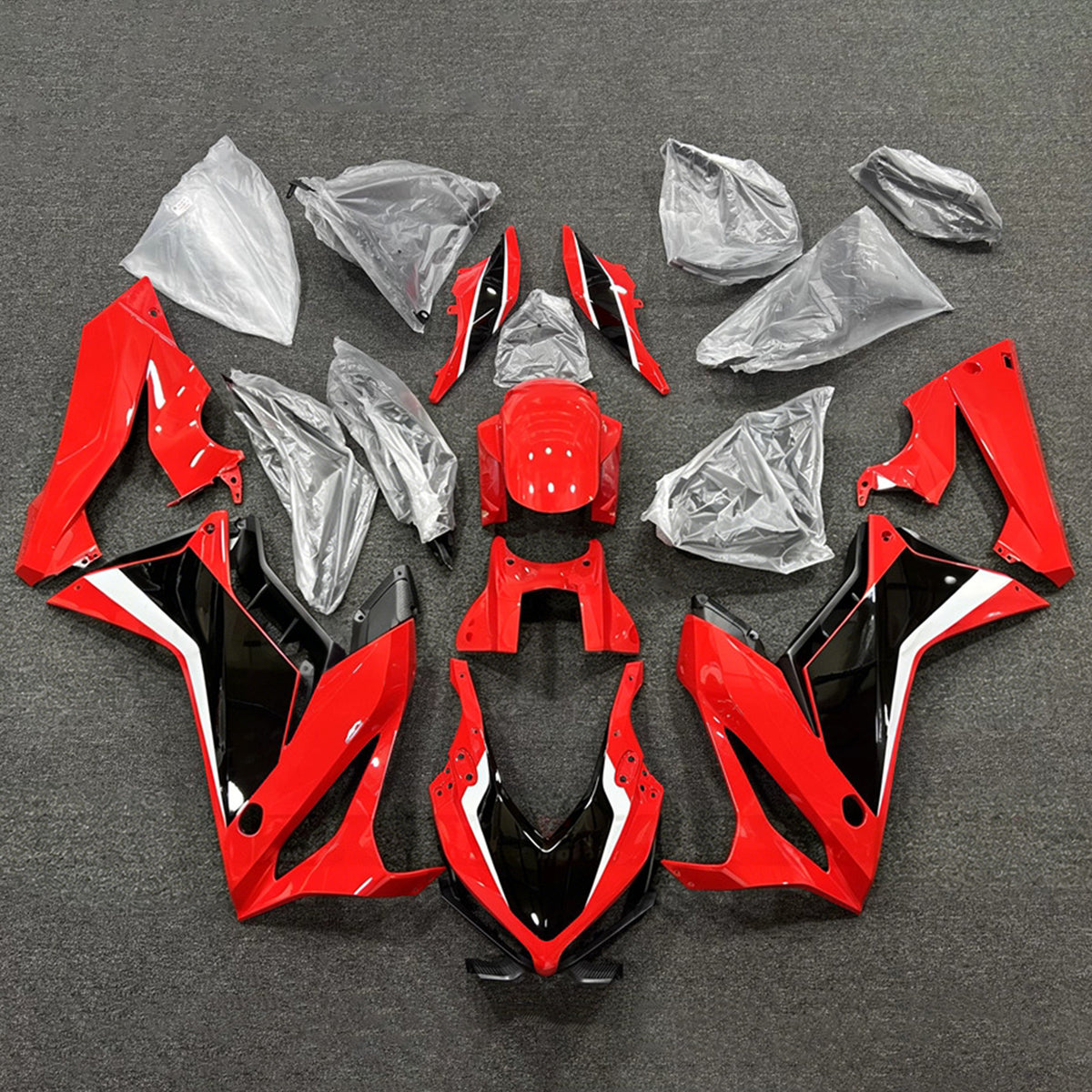 Sada kapotáže Amotopart 2019-2020 Honda CBR650R Black Grey