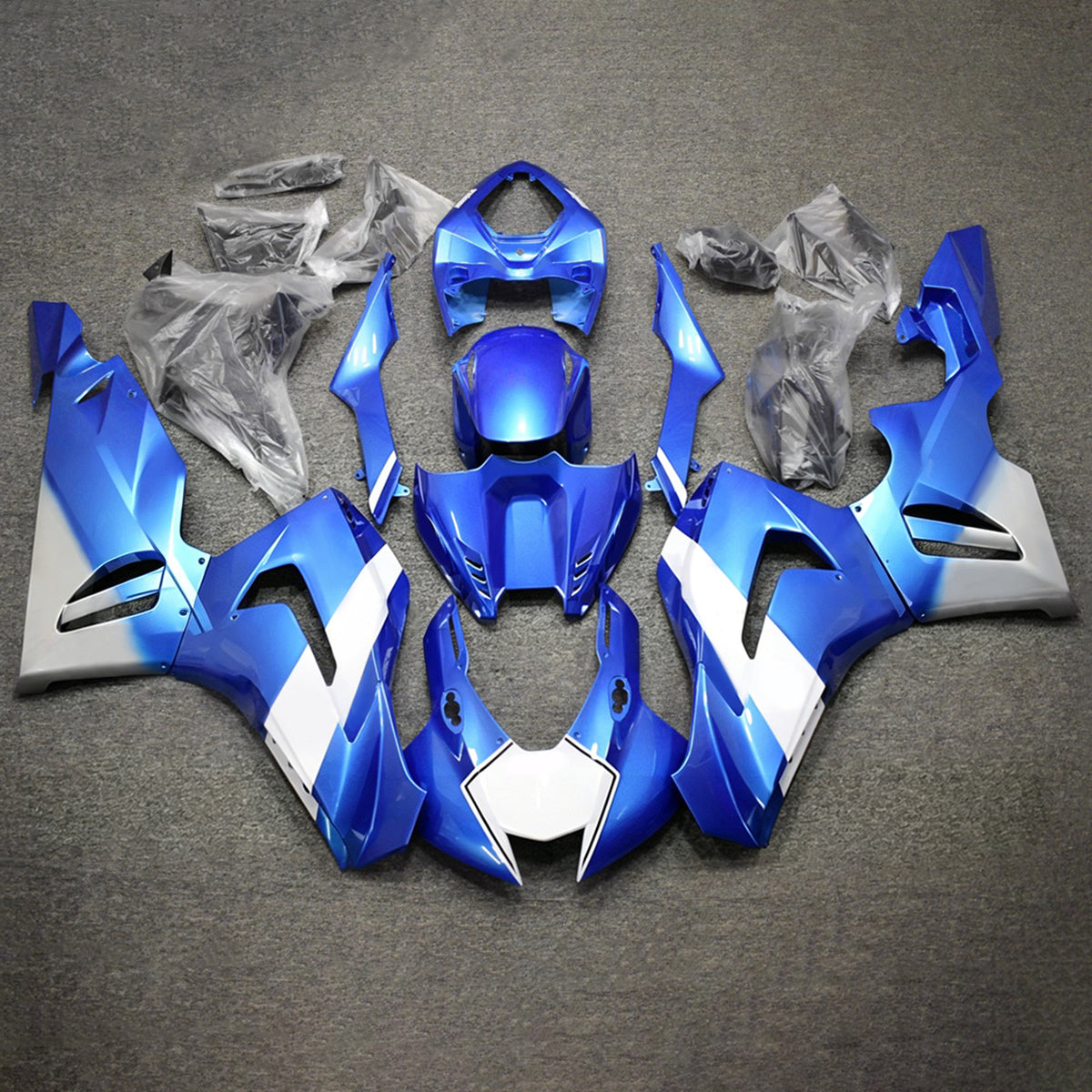Amotopart 2020-2023 Honda CBR1000RR-R Blue Black Gray Fairing Kit
