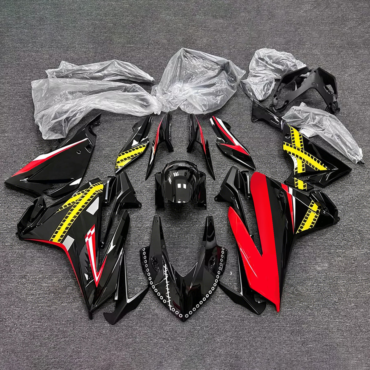 Amotopart 2022 Honda CBR400R Gray Black Fairing Kit