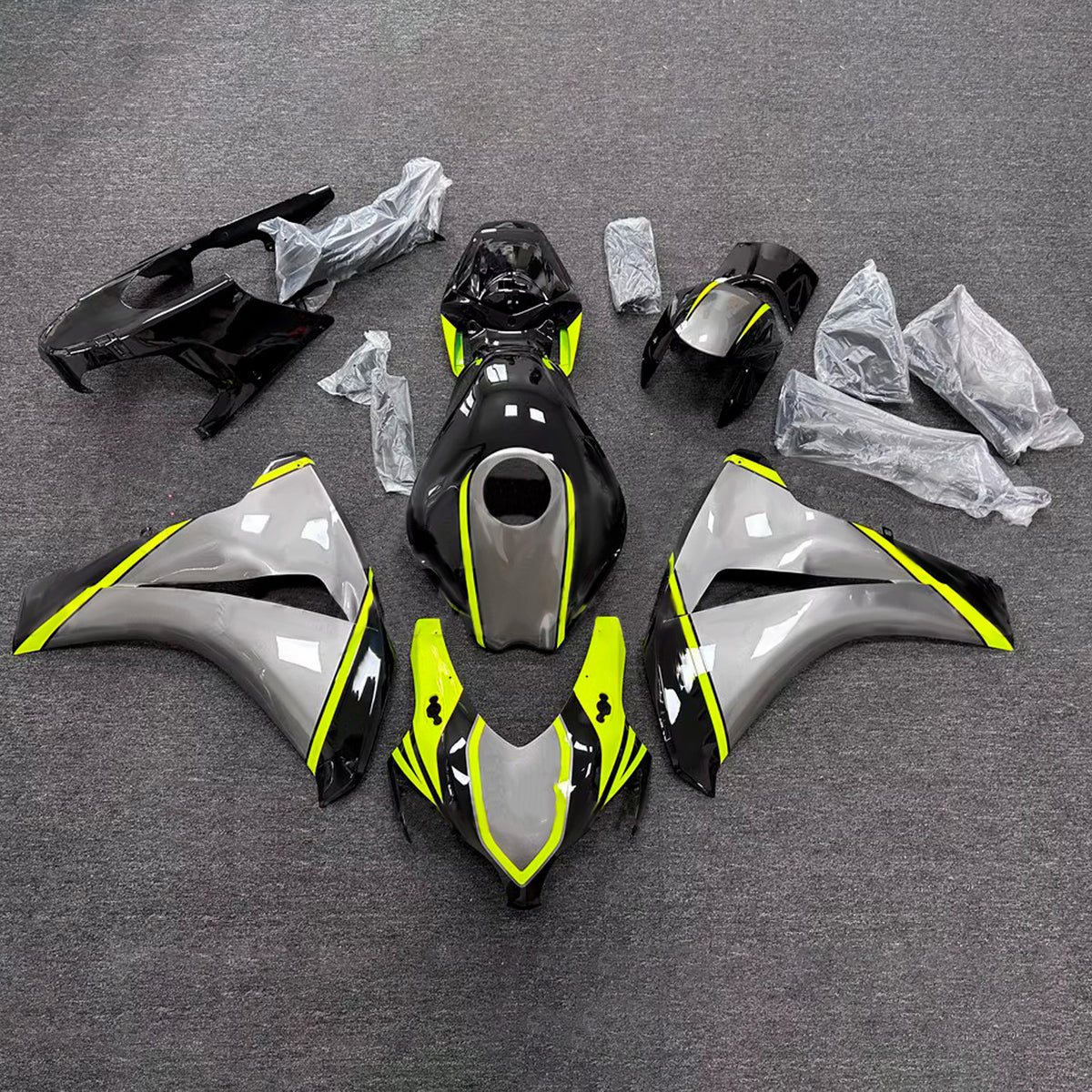 Amotopart 2008-2011 Honda CBR1000RR grijze kuipset