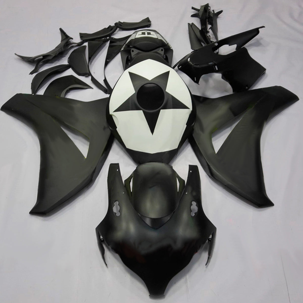 Amotopart 2008-2011 Honda CBR1000RR Black Fairing Kit