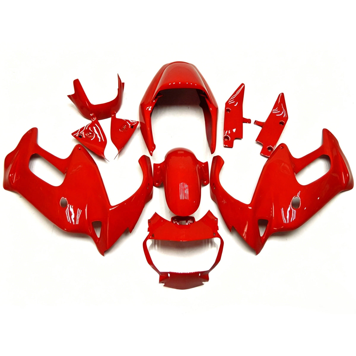 Amotopart 1997-2005 Honda VTR1000F Red Fairing Kit