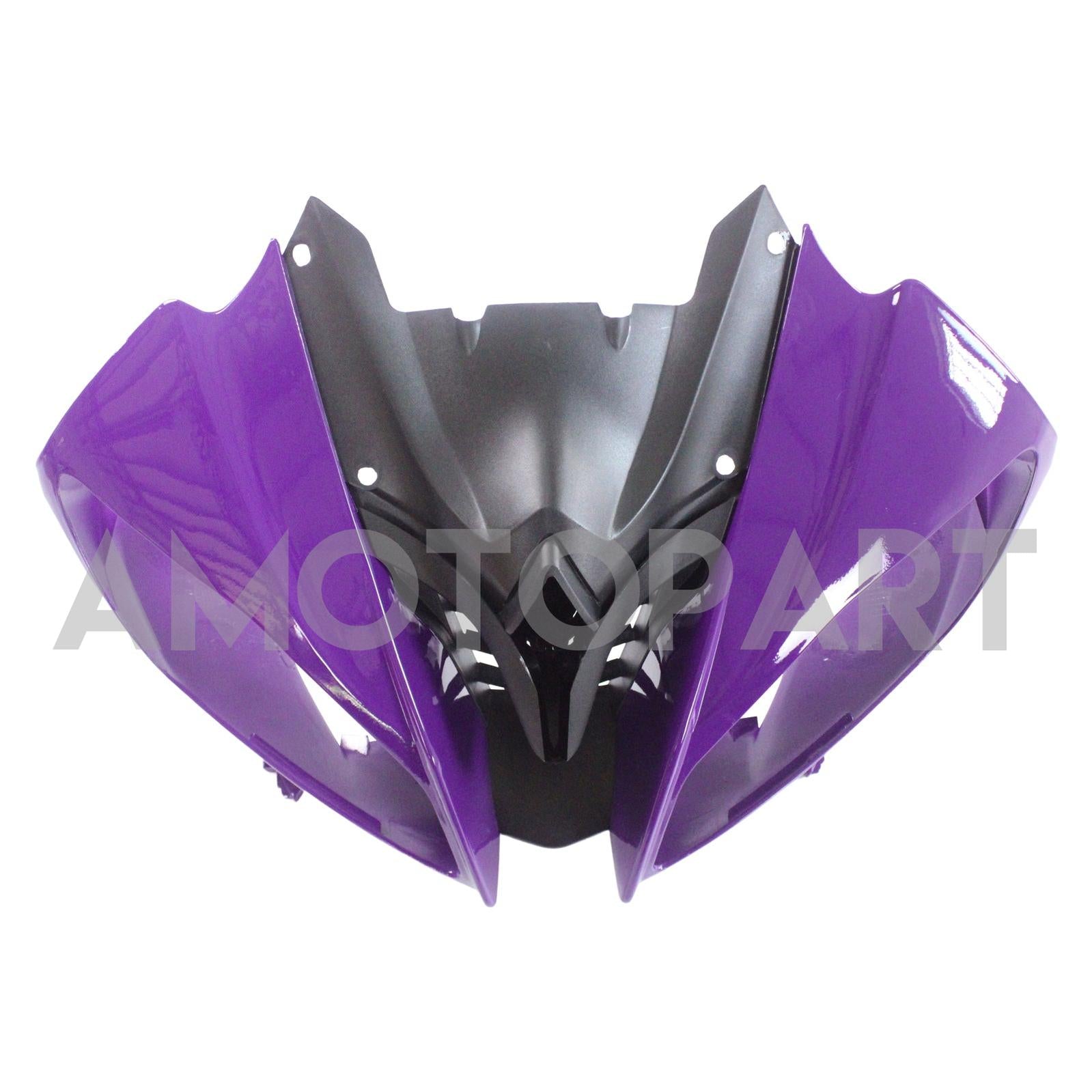 Amotopart 2008–2016 YZF 600 R6 Yamaha Lila&Schwarzes Verkleidungskit