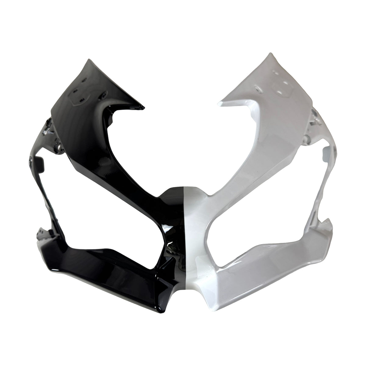 Kit de carenagem Amotopart 2019-2023 Kawasaki ZX-6R branco preto