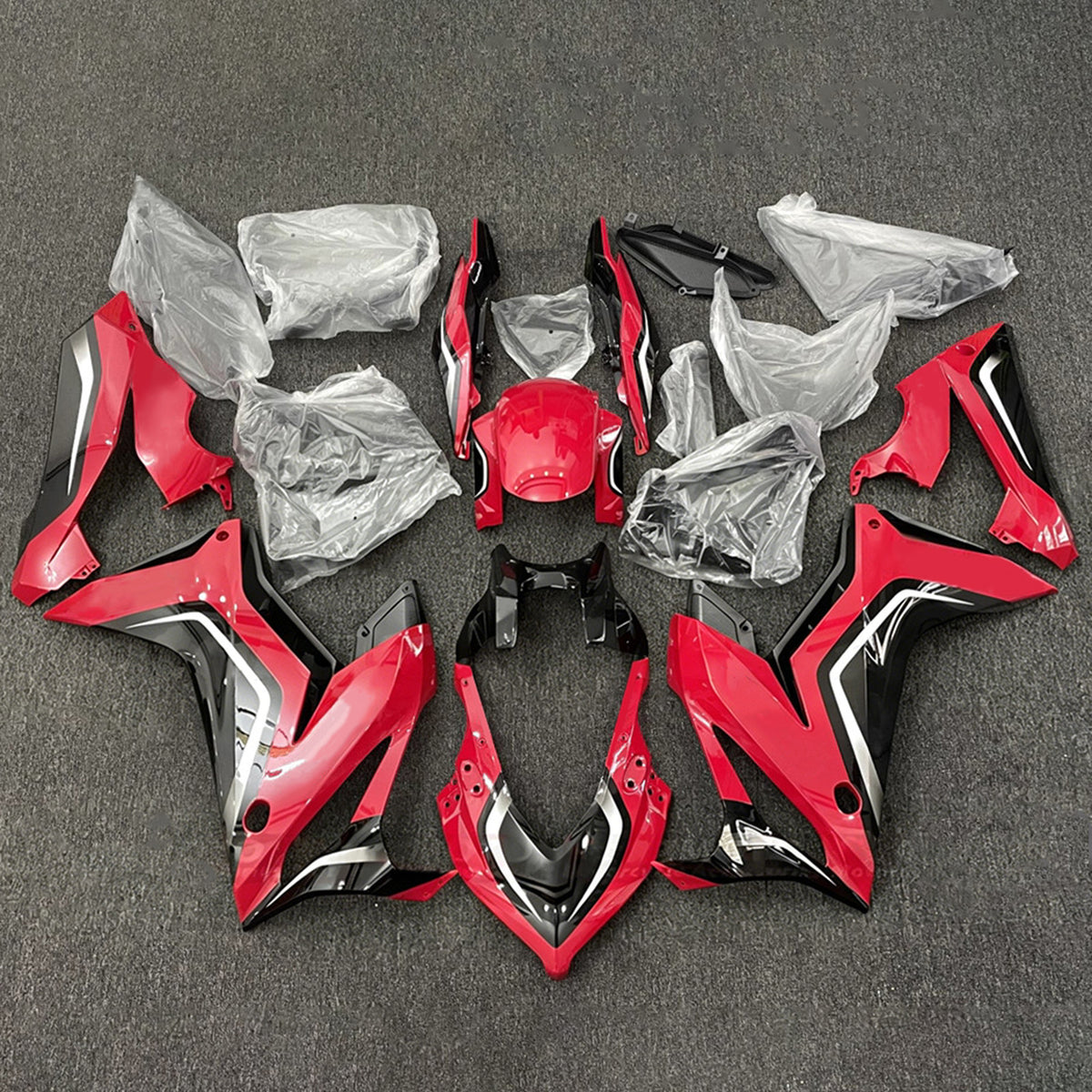 Sada kapotáže Amotopart 2021-2023 Honda CBR650R Black Grey