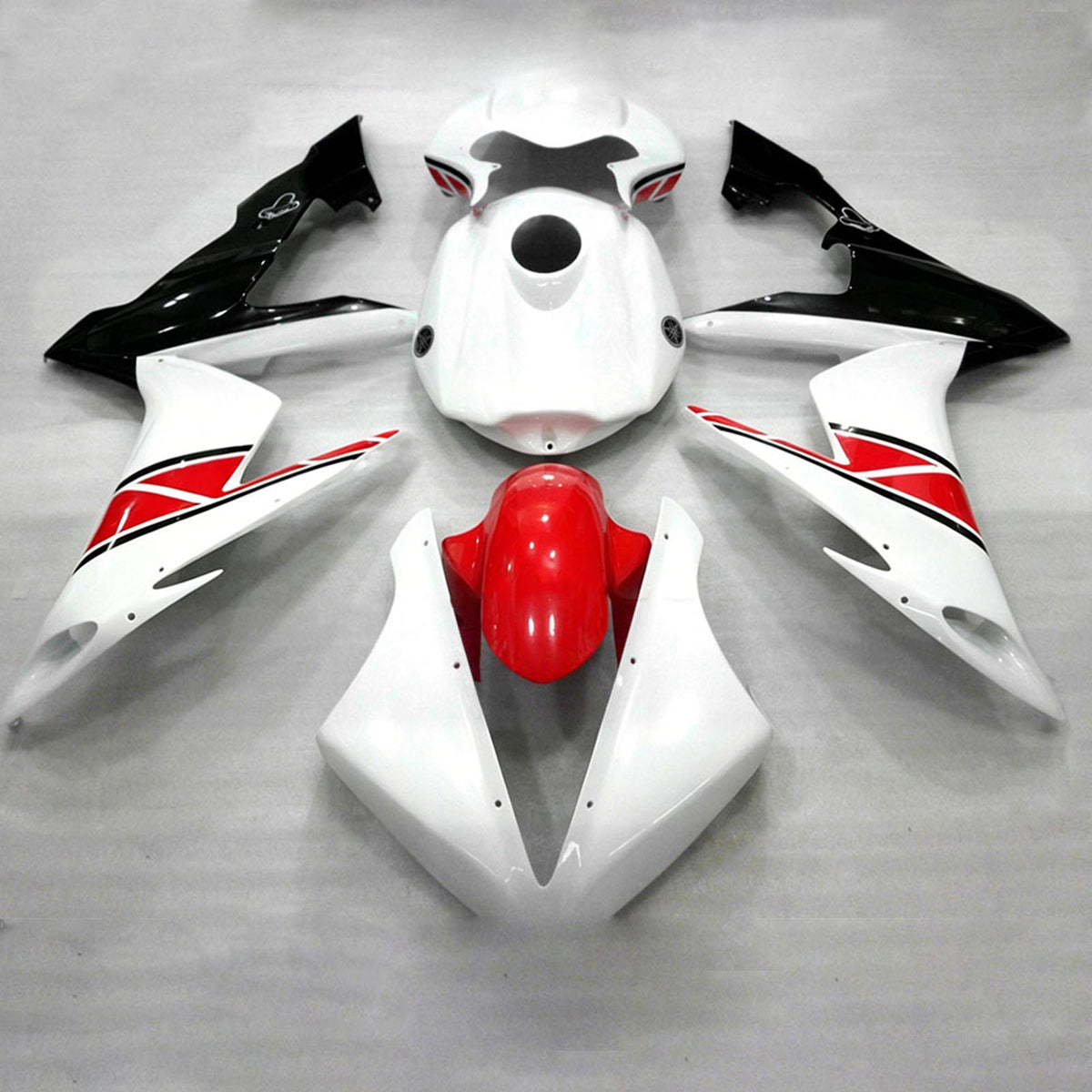 Amotopart 2004-2006 Yamaha YZF-R1 Red Black Grey Kiting Kit