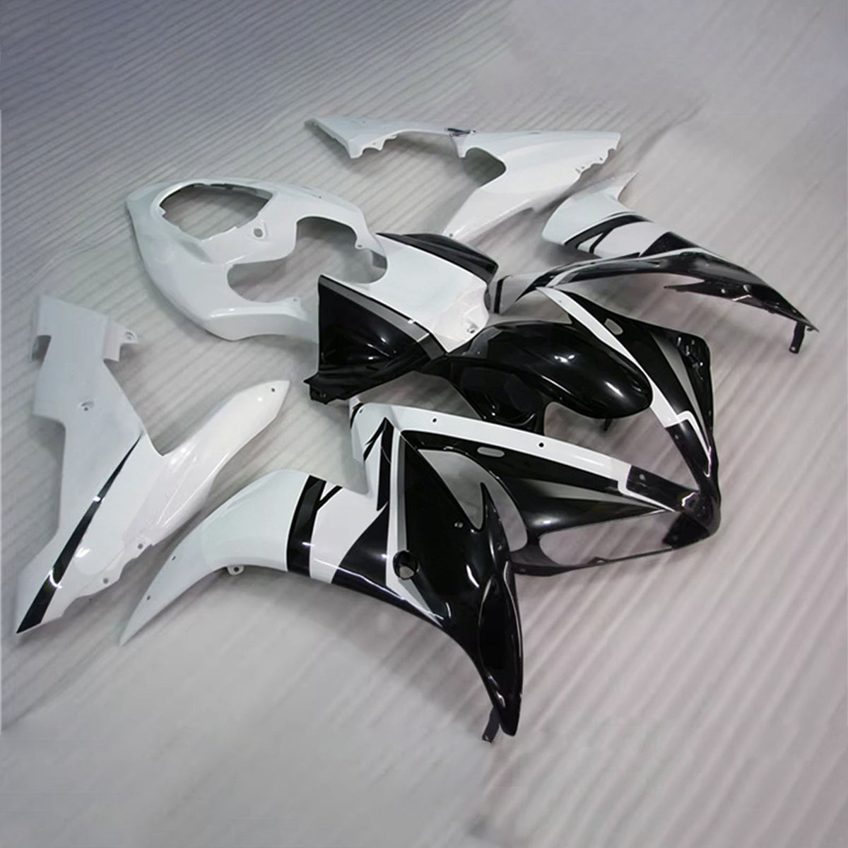 Amotopart 2004-2006 Yamaha YZF-R1 Black Gray Fairing Kit