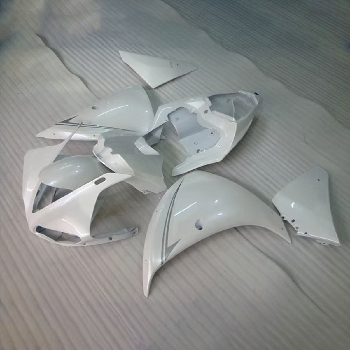 Amotopart 2009-2011 ヤマハ YZF-R1 ブラック ブルー フェアリングキット