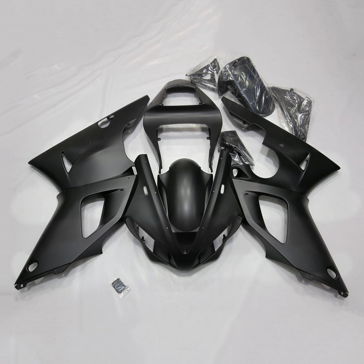 Amotopart 2000-2001 Yamaha YZF-R1 Grey Black Fairing Kit