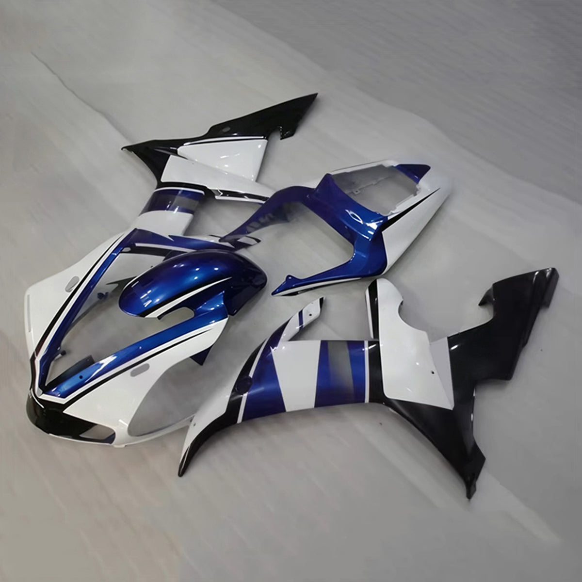 Amotopart 2002-2003 Yamaha YZF-R1 Blue Grey Black Fairing Kit