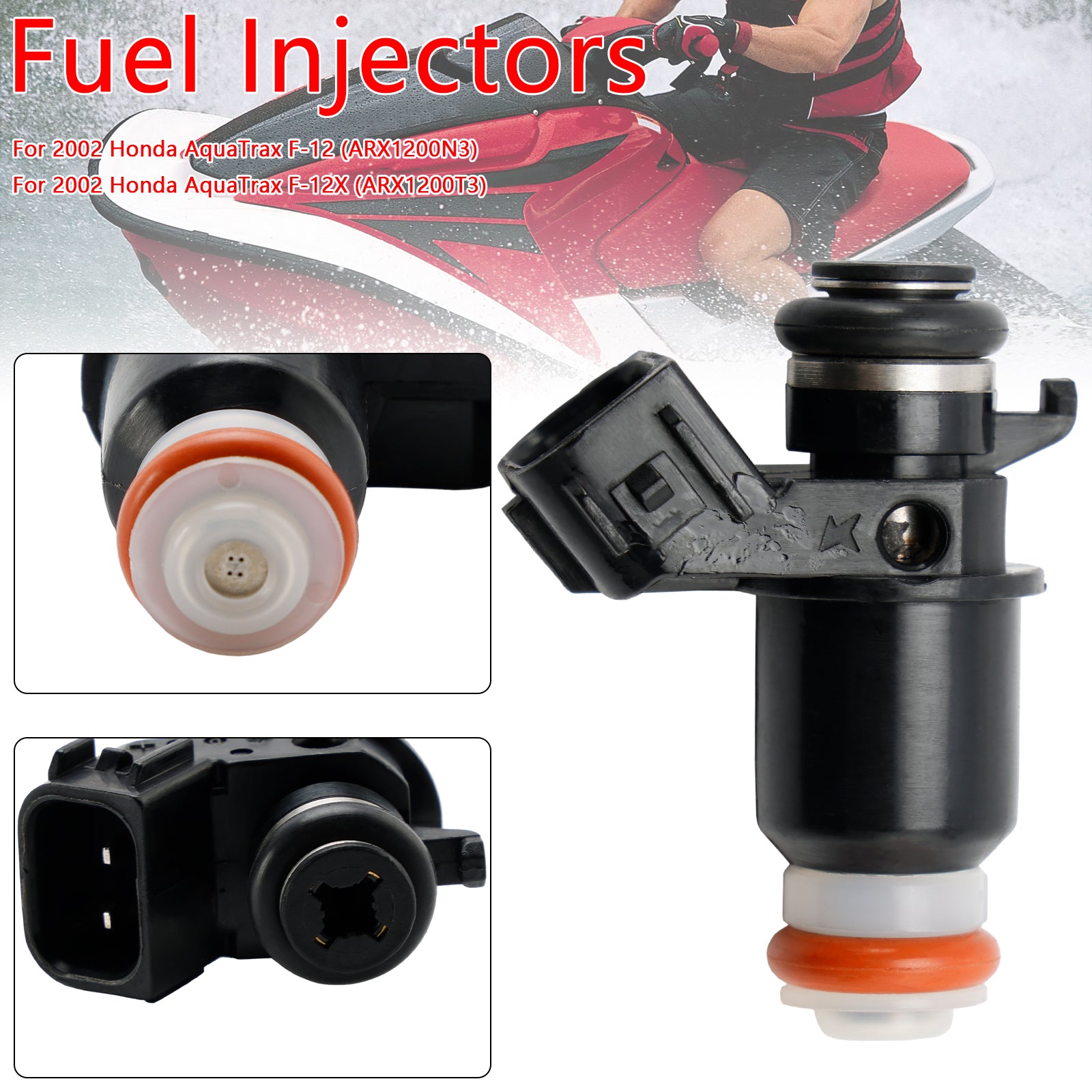 Honda AquaTrax F12 F12X 02-07 R12 R12X 03-07 Brændstofinjektorer 16450-HW1-672