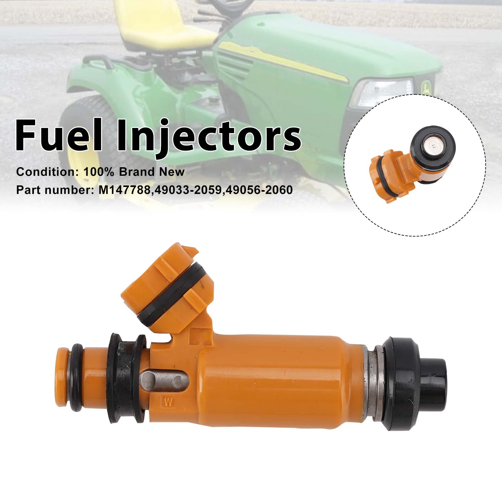 Injetores de combustível Kawasaki John Deere 797 M147788 49033-2059 49056-2060
