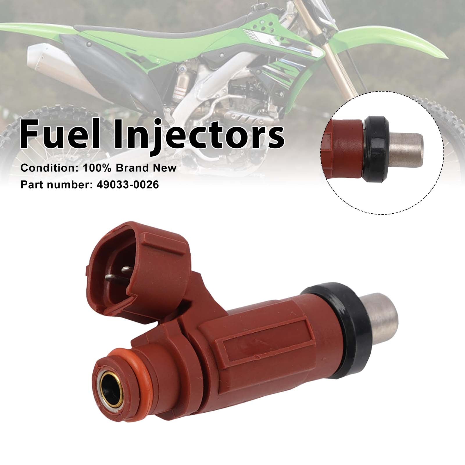 2011-2014 Kawasaki KX250F Fuel Injectors 49033-0026