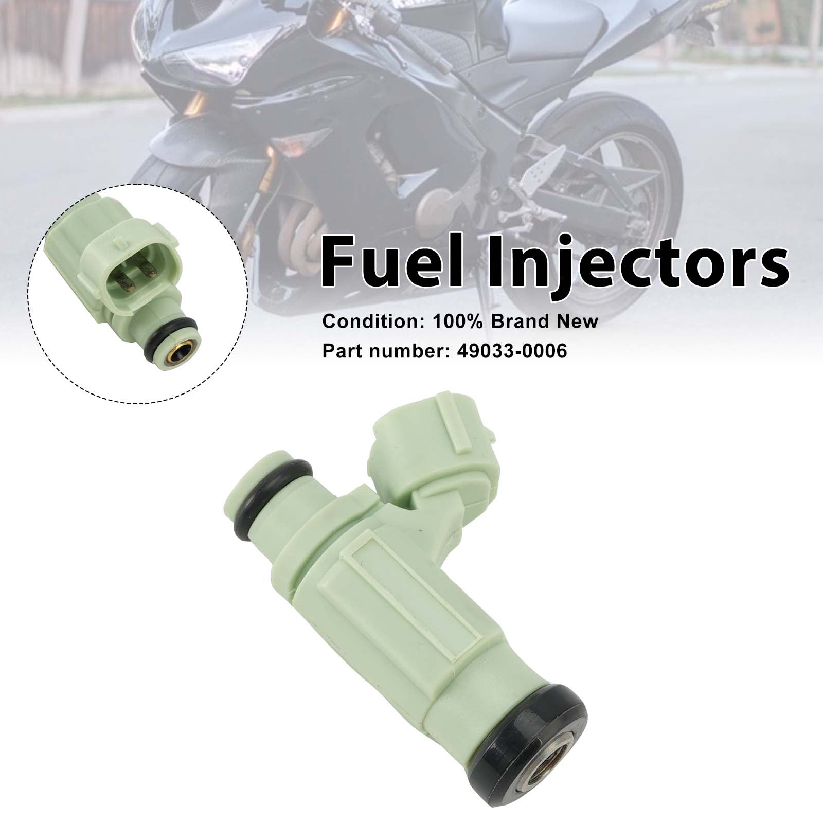 2004-2006 Kawasaki NINJA ZX636 ZX-6R vstřikovače paliva 49033-0006