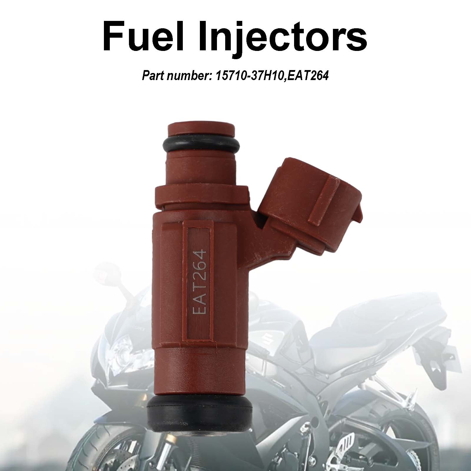 08-09 Suzuki GSX-R600 GSX-R750 EAT264 Injecteurs de carburant 15710-37H10