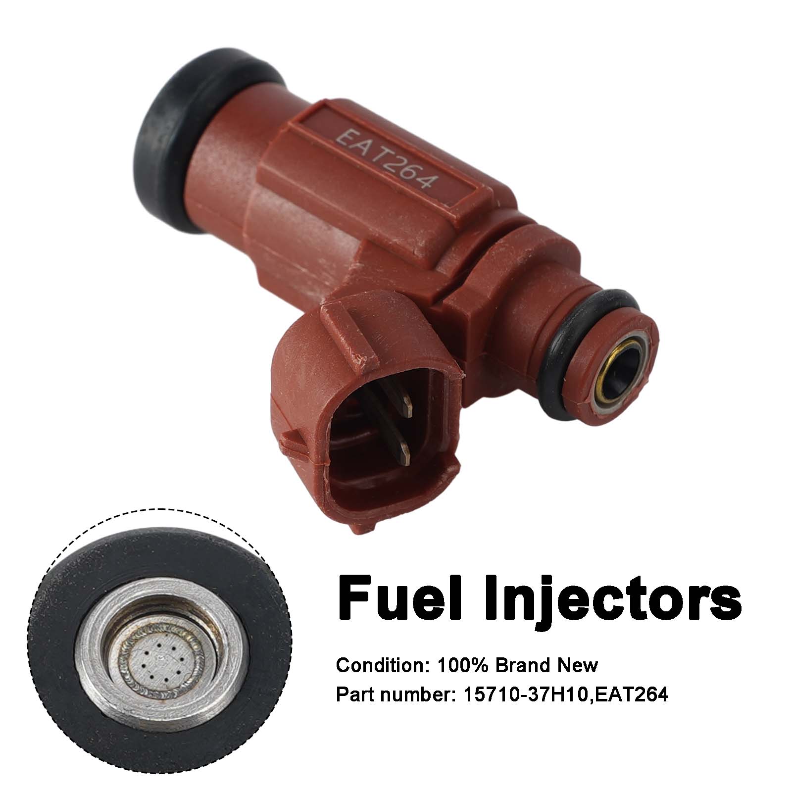 08-09 Suzuki GSX-R600 GSX-R750 EAT264 Injecteurs de carburant 15710-37H10