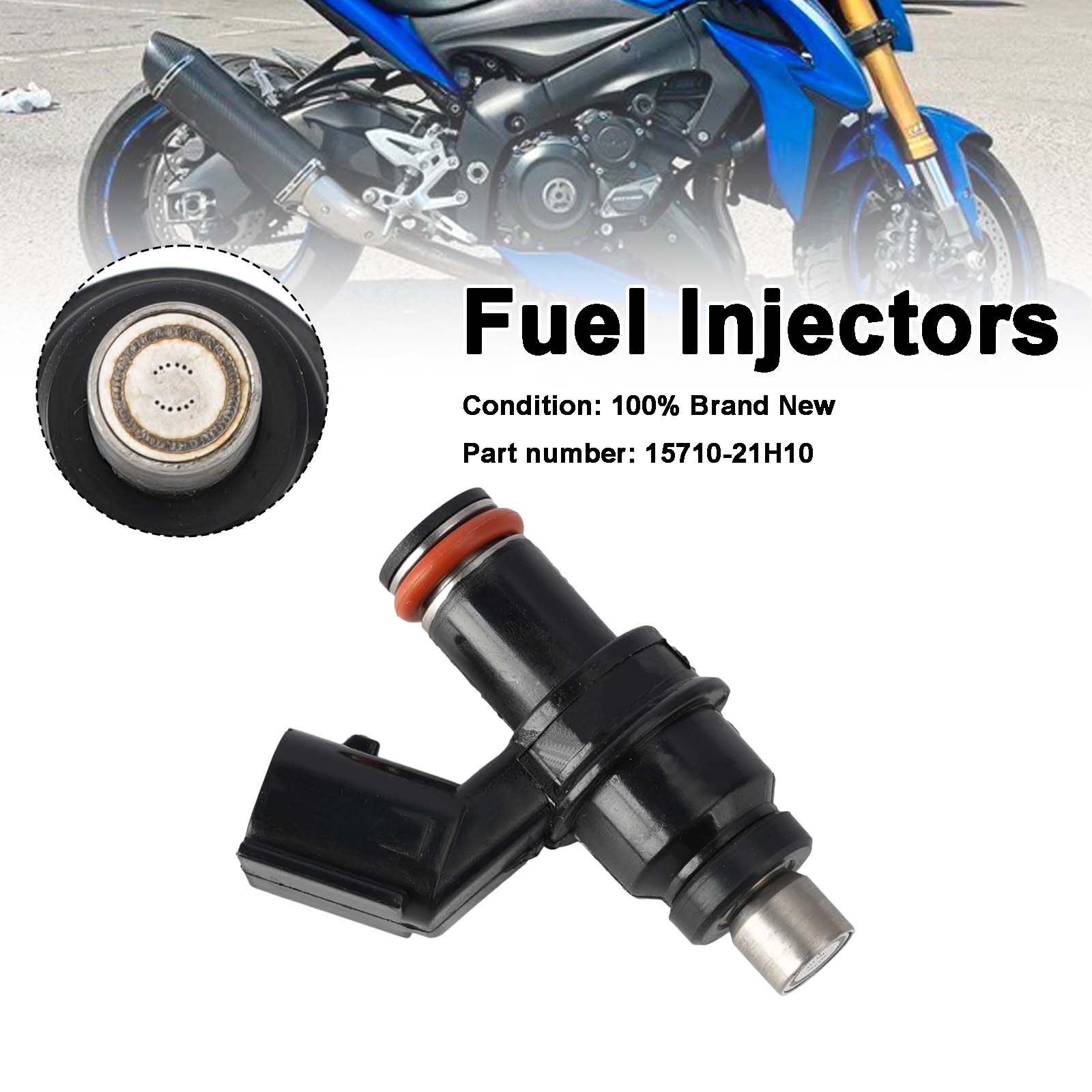 14-24 Suzuki King Quad 400 LTA400 LTF400 injetores de combustível 15710-21H10