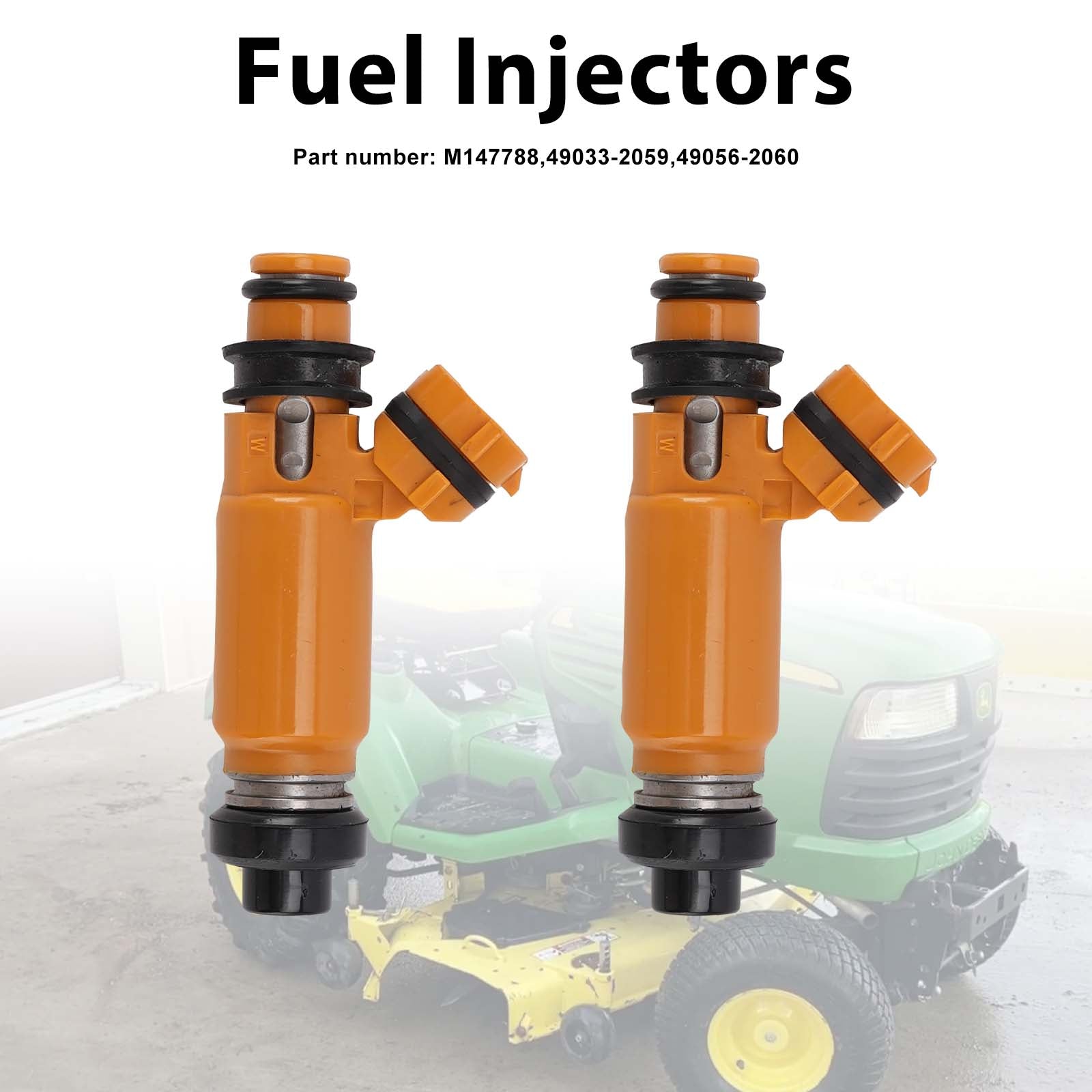 2PC Kawasaki John Deere 797 M147788 Vstřikovače paliva 49033-2059 49056-2060