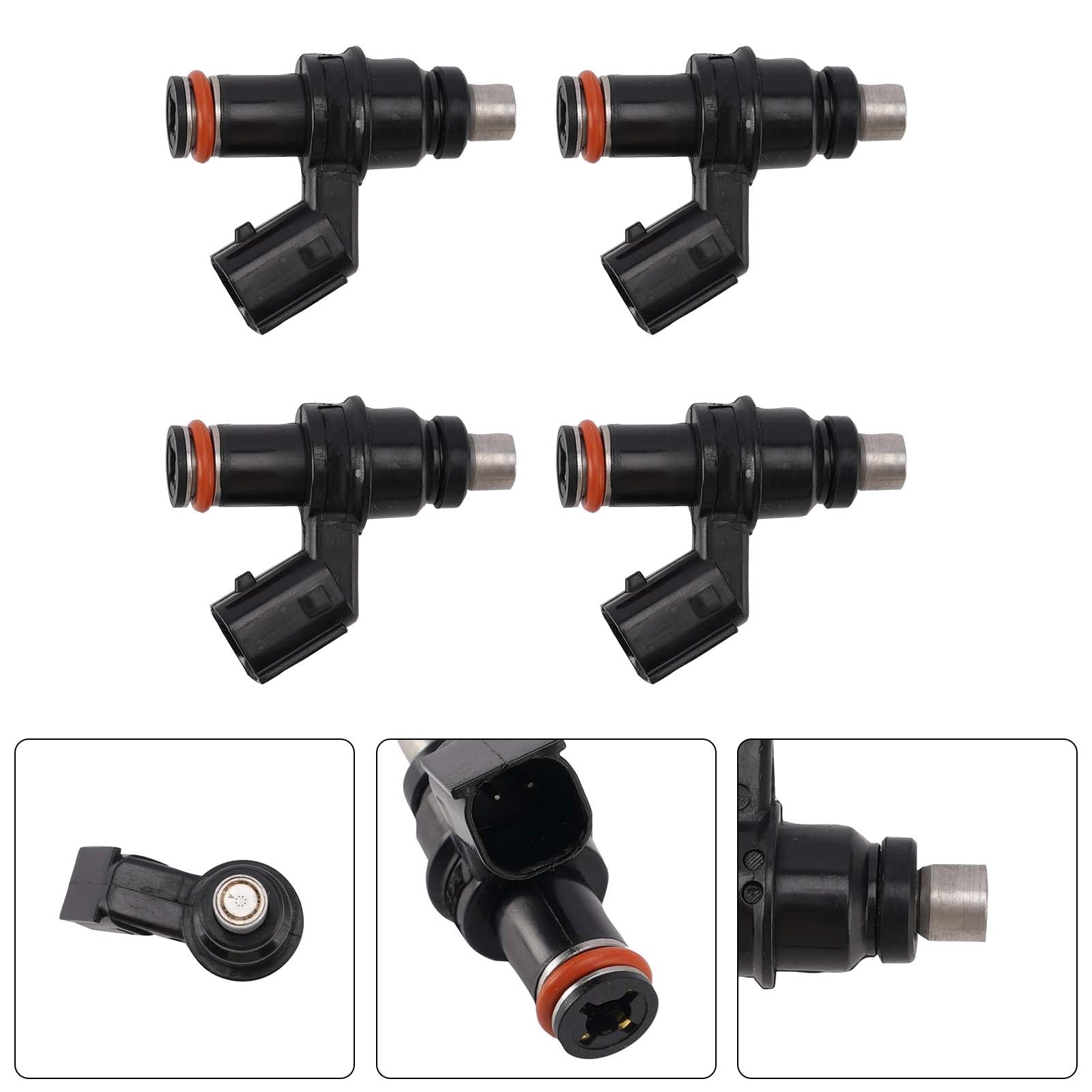 4PC 07-12 Kawasaki Ninja ZX6R ZX600R ZX600P Brandstofinjectoren 49033-0015