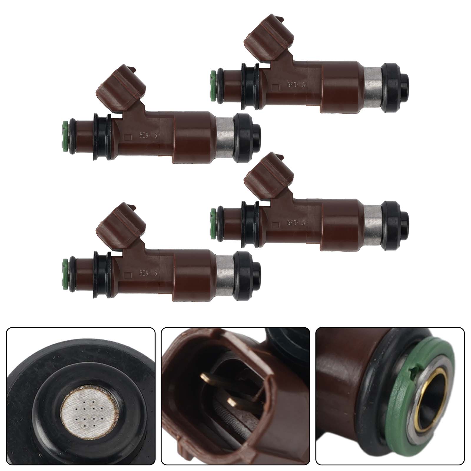4PC 2006-2007 Honda CBR1000RR Fuel Injectors 16460-MEL-D21