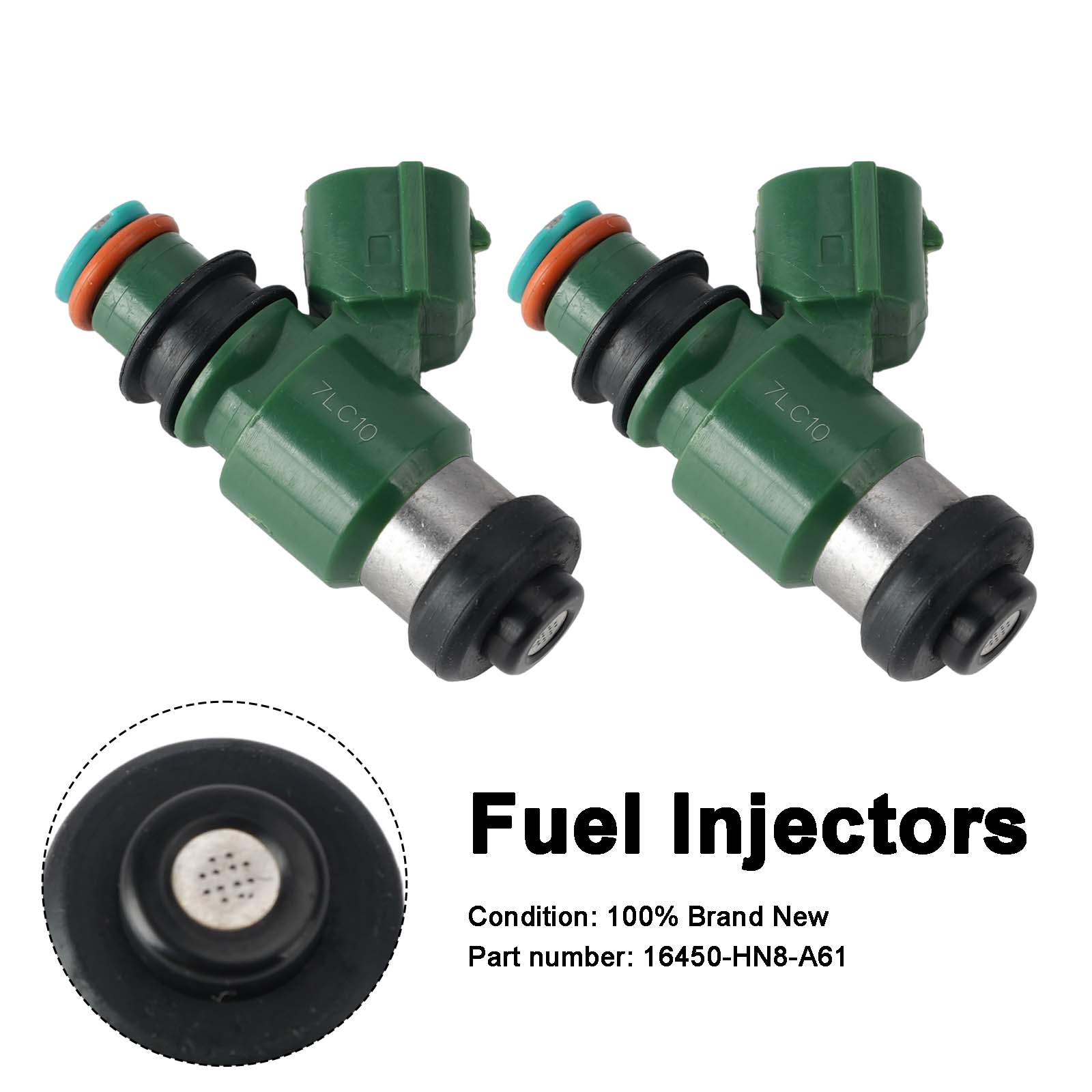 2PC 06-18 Injetores de combustível Honda TRX680FA SXS700 MUV700 TRX700XX 16450-HN8-A61
