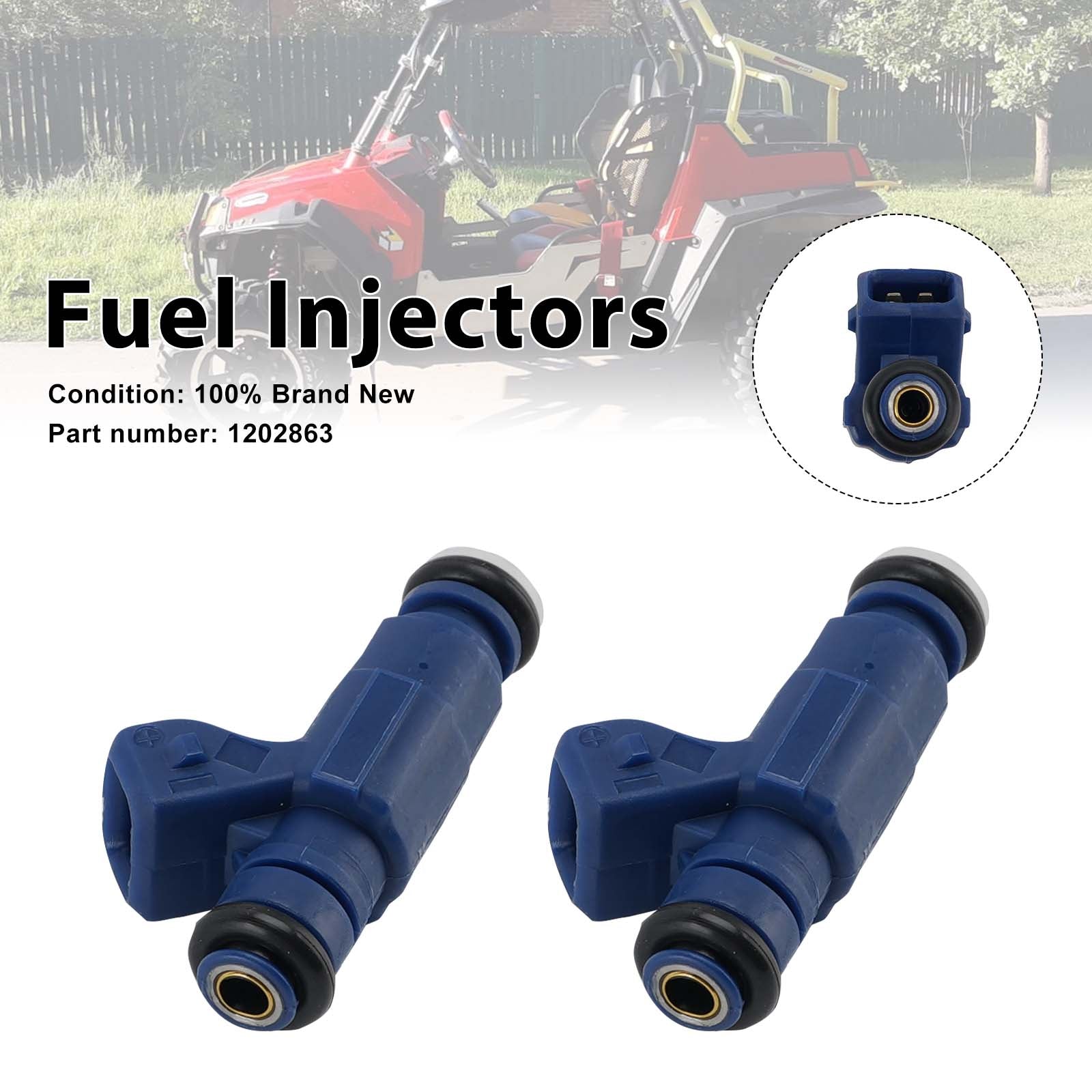 Injecteurs de carburant Polaris RZR Ranger Sportsman EFI 700 800, 2 pièces, 1202863