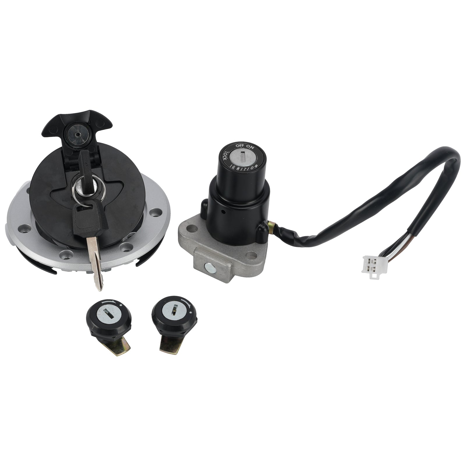 Kawasaki Ninja RR 150 KRR 150 ZX150 Ignition Key Switch Fuel Cap Lock Set