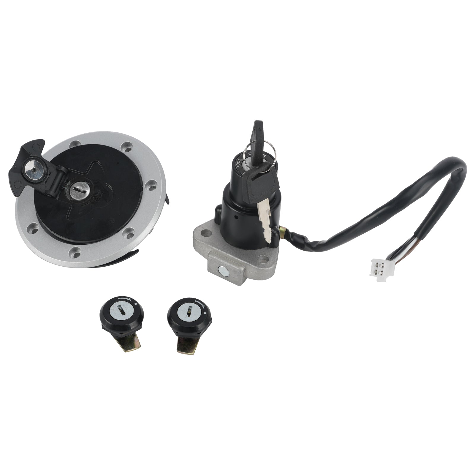 Kawasaki Ninja RR 150 KRR 150 ZX150 Ignition Key Switch Fuel Cap Lock Set